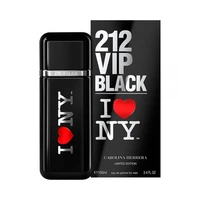 PERFUME CAROLINA HERRERA 212 VIP BLACK I LOVE NY MEN EAU DE PARFUM 100ML