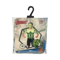 DISFRAZ INFANTIL ROSITA SUPER MAGIA MARVEL AVENGERS HULK 7215 M 2 PIEZAS