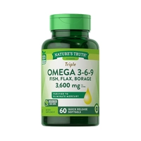 TRIPLE OMEGA NATURE´S TRUTH 3,600MG 60 SOFTGELS