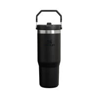 BOTELLA TÉRMICA STANLEY FLIP STRAW TUMBLER 10-09993-765 887ML BLACK 2.0