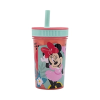 COPO COM CANUDO STOR 74486 DISNEY MINNIE MOUSE 420ML