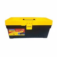 CAJA DE HERRAMIENTA TRAMONTINA 9164245 17" NEGRO CON AMARILLO