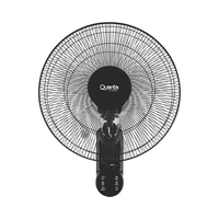 VENTILADOR DE PARED QUANTA TROPIC BREEZE QTVPTB16 16" 220V NEGRO