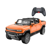 AUTO DE JUGUETE A CONTROL RASTAR GMC HUMMER EV 93000 NARANJA