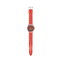 RELOJ ANALÓGICO ZAG HEROEZ MIRACULOUS MRC9004 TIME TEACHER WATCH ROJO