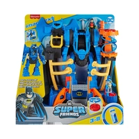 KIT DE JUEGO MATTEL FISHER-PRICE IMAGINEXT DC SUPER FRIENDS BATMAN ROBO COMMAND CENTER HML02