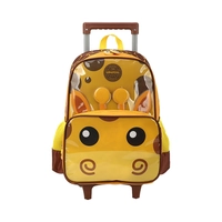 MOCHILA COM RODAS UP4YOU PETIT LIFE STYLE GIRAFA IC39942UP-AM AMARELO