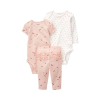 CONJUNTO INFANTIL CARTER'S 1P597210 NIÑA 3PZS