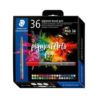 MARCADOR STAEDTLER PIGMENT BRUSH PEN ARTS 371 C36 36 UNIDADES