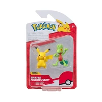 FIGURAS POKÉMON BATTLE FIGURE PACK PIKACHU + TREECKO PKW3593