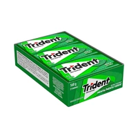 CHICLE TRIDENT SIN AZUCAR MENTA 21 UNIDADES 168GR