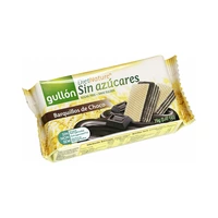 GALLETITA WAFER GULLÓN SUGAR FREE BARQUILLOS DE CHOCO 70GR