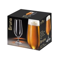 SET DE COPAS BOHEMIA BRUNA BEER 395ML 6 PIEZAS