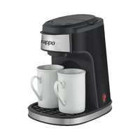 CAFETERA NAPPO NEC-127 CON TAZAS 240ML 450W 220V NEGRO - PLATA