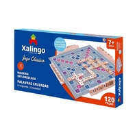 JOGO DE MESA XALINGO PALAVRAS CRUZADAS 6025.4 120 PEÇAS