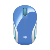 MOUSE INALÁMBRICO LOGITECH 910-005360 M187 AZUL