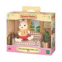 FIGURA EPOCH SYLVANIAN FAMILIES CHOCOLATE RABBIT FATHER SET 5013