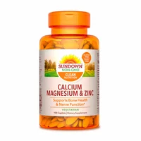 Calcio, Magnesio & Zinc Sundown Naturals 100 Capsulas