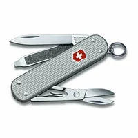 NAVAJA VICTORINOX 0.6221.26 SWISS CLASSIC ALOX PLATA