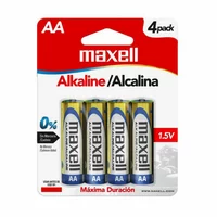 PILA MAXELL LR6 ALCALINA PACK 4 AA