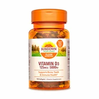 Vitamina D Sundown Natural's 125mcg 5000IU 150 Softgels