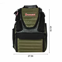 MOCHILA SUMAX SM-805 PARA PESCA INCLUYE CUATRO ESTUCHES DE PVC