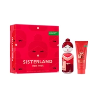 KIT PERFUME BENETTON SISTERLAND RED ROSE EDT 2 PIEZAS