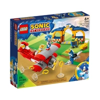 BRINQUEDO DE CONSTRUÇÃO LEGO SONIC THE HEDGEHOG OFICINA DO TAILS E AVIÃO TORNADO 76991 376 PEÇAS