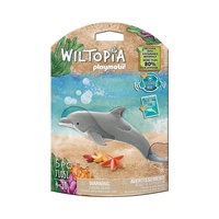 BRINQUEDO PLAYMOBIL WILTOPIA GOLFINHO 71051 5 PEÇAS