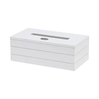 CAIXA DE LENÇOS KPM 072443 25 X 13.5 X 9 CM BRANCO