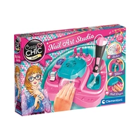 KIT DE JUEGO CLEMENTONI CRAZY CHIC BEAUTY 18730 NAIL ART STUDIO