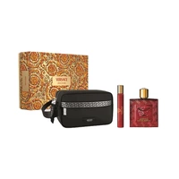 KIT PERFUME VERSACE EROS FLAME EAU DE PARFUM 100ML + MINI 10ML + NECESER