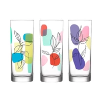 SET DE VASOS LAV FREEHAND PATTERNS LBR340 360ML 3 PIEZAS