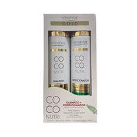 KIT TRATAMIENTO CAPILAR KERABRASIL COCO NUTRI GOLD 2 PIEZAS