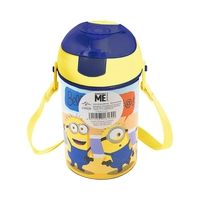 GARRAFA COM CANUDO STOR 16169 MINIONS 450ML