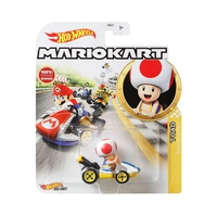 AUTO DE COLECCIÓN MATTEL HOT WHEELS MARIO KART TOAD STANDARD KART GJH63