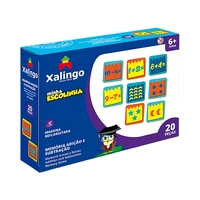 JUEGO DE MEMORIA XALINGO MI ESCUELITA SUMAS Y RESTAS 6781.0 20 PIEZAS