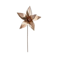 FLOR NAVIDEÑA SANTINI 140-4101084 28 X 55 CM ROSE GOLD