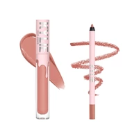 SET DE COSMÉTICOS KYLIE JENNER VELVET LIQUID LIPSTICK & LIP LINER BARE 2 PIEZAS