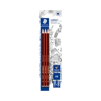 LÁPIZ DE GRAFITO STAEDTLER TRADITION HB 110-HBBK3D 3 UNIDADES