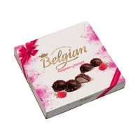 CHOCOLATE THE BELGIAN RASPBERRY DELIGHT 200GR