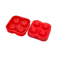 MOLDE DE SILICONA PARA HIELO MSL-257 ROJO