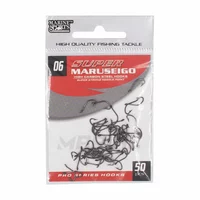 ANZUELO MARINE SPORTS SUPER MARUSEIGO 06 NEGRO NICKEL 50PCS