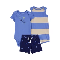 CONJUNTO INFANTIL CARTER'S 1Q470110 NIÑO 3 PZS