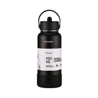 BOTELLA TÉRMICA TERRANO BOTA + PICO 950ML NEGRO