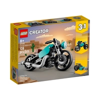 BRINQUEDO DE CONSTRUÇÃO LEGO CREATOR VINTAGE MOTORCYCLE 3 EM 1 31135 128 PEÇAS