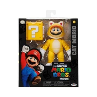 FIGURA COLECCIONABLE JAKKS PACIFIC THE SUPER MARIO BROS MOVIE CAT MARIO 41728