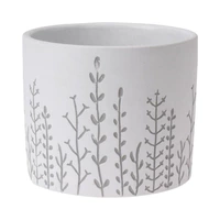 VASO DE CERÂMICA KPM 038286 14 X 12 CM BRANCO SORTIDO