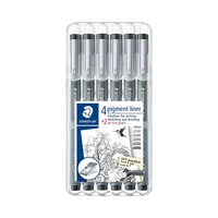 CANETA MARCADORA STAEDTLER FINELINER PIGMENT LINER 308 SB6P 6 UNIDADES