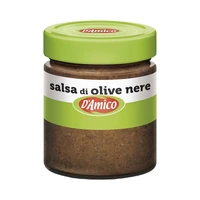 SALSA D'AMICO CREAMY BLACK OLIVES 130GR